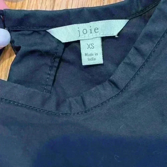 Joie Rene cotton puffer sleeve top shirt sz XS - Picture 4 of 8